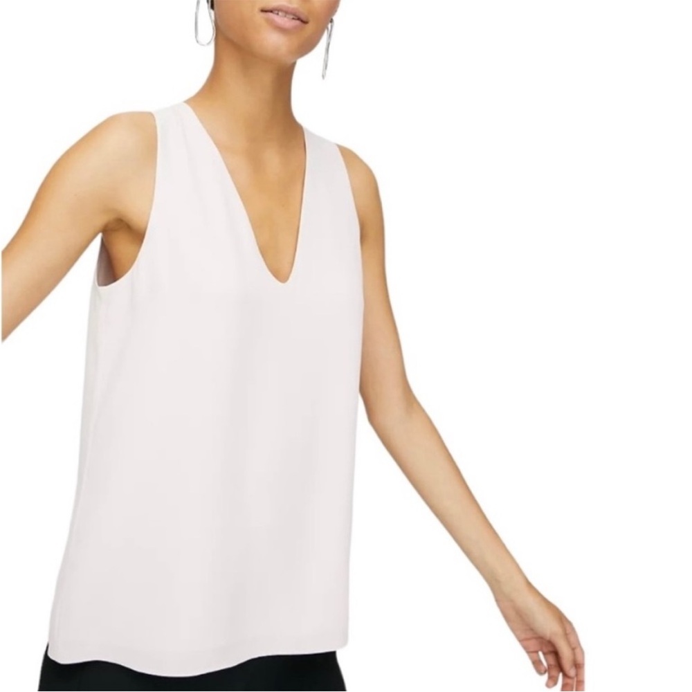 Babaton sleeveless Maddox blouse light pink with cut outs L excellent condition - Picture 2 of 12